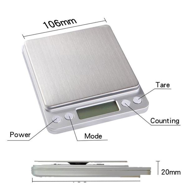 

portable kitchen scales precise electronic digital scale mini pocket case postal jewelry weight gram bal jllzwt lottery2010