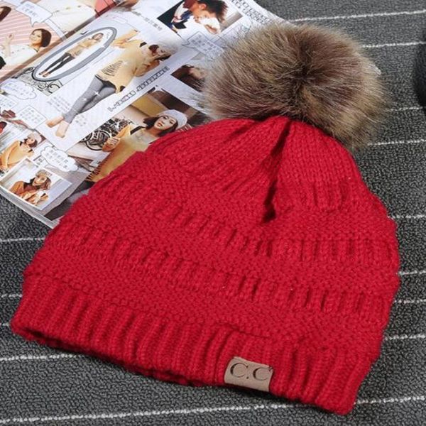 

pom натяжные взрослых мягкая горнолыжные шапочек женских детские шапки зимних шапочки poms skullies женщина hat трикотажная девушка теплый д, Black