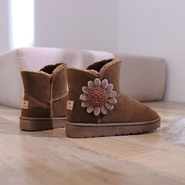 

новое высокое качество классический женщины snow boots ботильоны теплая зима женская обувь chaussures femme botas mujer бота feminina, Black