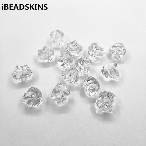 

new arrival clear acrylic irregular twist shape beads for necklace,earrings parts,hand made jewelry diy 200930, Black