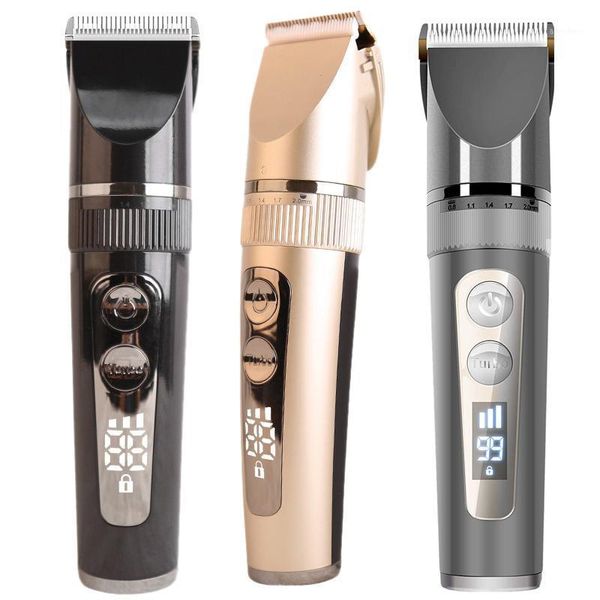 

hair clippers professional for stylish mens cutting kit,professional trimmer waterproof with display 6 guide combs1