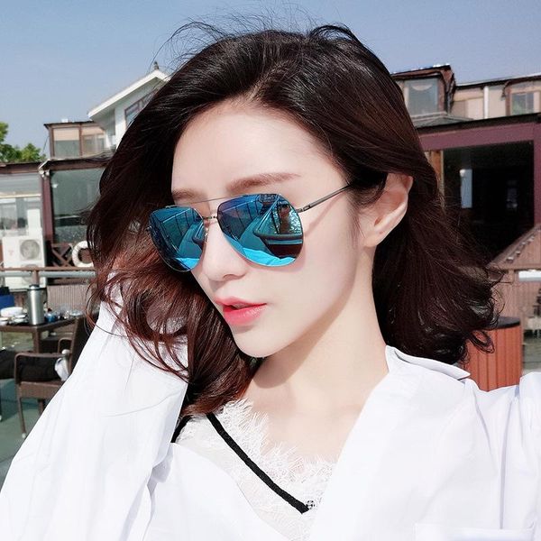 

sunglasses polarized men women mirror sun glasses for female male pilot vintage retro metal frames polaroid man, White;black