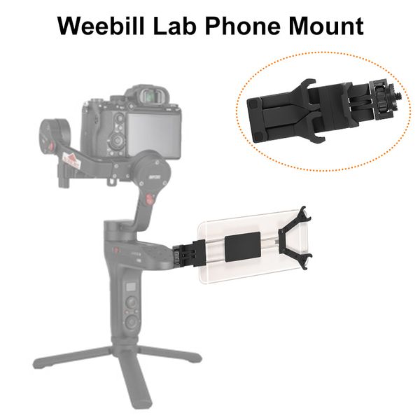 

phone holder zhiyun weebill crane 3 lab hohem isteady pro feiyu g6 gimbal viewfinder for smartphone mount tripod bracket