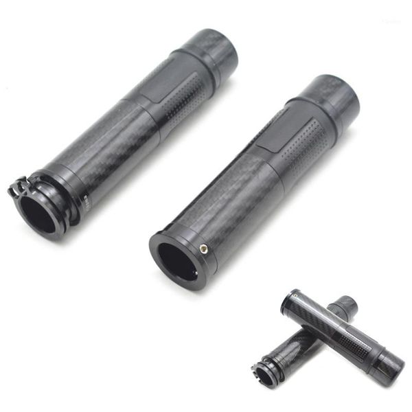 

universal motorcycle 22mm 7/8" carbon fiber handle bar hand grips bar ends for diavel husqvanrna aprilia tirumph1
