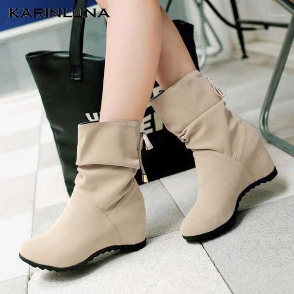 

brand new for dropship plus size 43 inside high heels autumn winter classic ladies boots women shoes1, Black