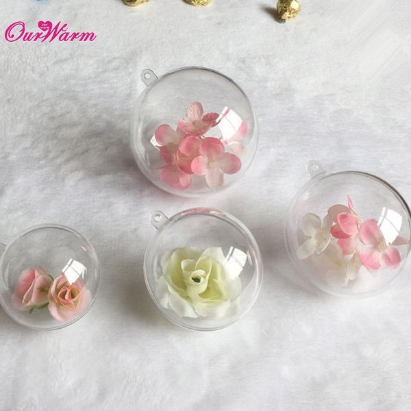 

ourwarm 50шт акриловый шар 4см свадебные подарочные пакеты свадебные сувениры и подарки box рождественский бал украшения party event supplie