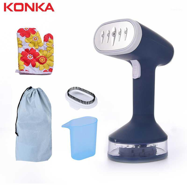 

konk portable garment steam 2020 new ironing machine travel handheld steamer with brush household handy home steamer1
