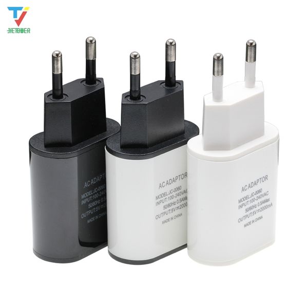 

300pcs 5v 2a eu/us/uk plug usb fast charger mobile phone wall travel power adapter for iphone 6 6s 7 plus samsung s7 edge xiaomi