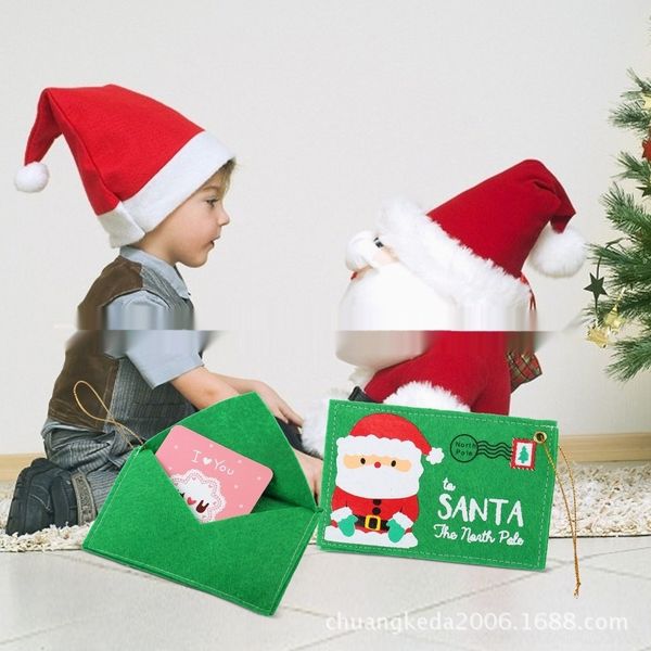 

1fa6o christmas saleenvelope santa claus gift lbvid decoration christmas bag 161 gift
