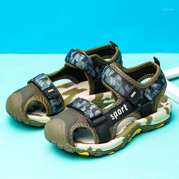 

sandals summer boys leather for baby flat children beach shoes kids sports soft non-slip casual toddler sandals1, Black;red
