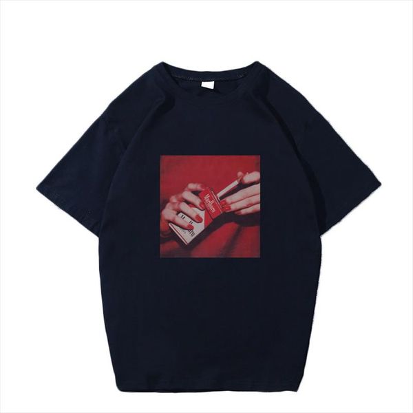 

couple t shirt women fashion korean style clothes women loose hiphop t shirts streetwear black shirt casual tee femme, White