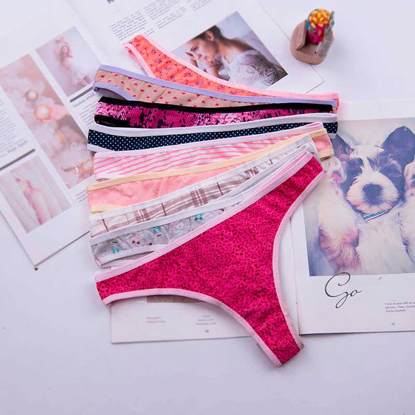 

cotton women's thongs g-string underwear panties briefs for ladies t-back 1pcs 87318, Black;pink