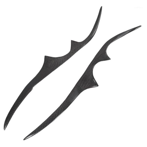 

carbon fiber headlight eyebrows cover trim fit for legacy 2006-20081