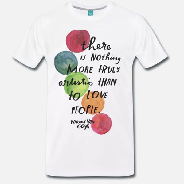 

t-shirt vincent van gogh citazione quote pittore cult 1 s-m-l xl sport hooded sweatshirt hoodie