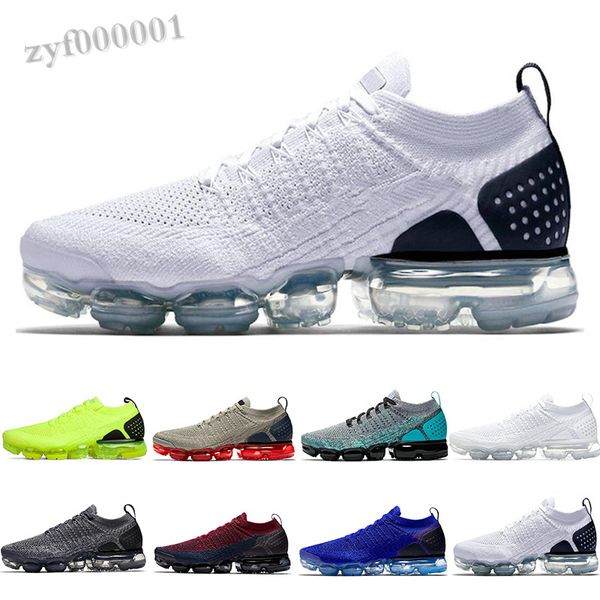 

2018 knit 2.0 3.0 mens shoes triple black volt runner shoes tiger zebra gym women breathable jogging outdoor sports sneaker sx06