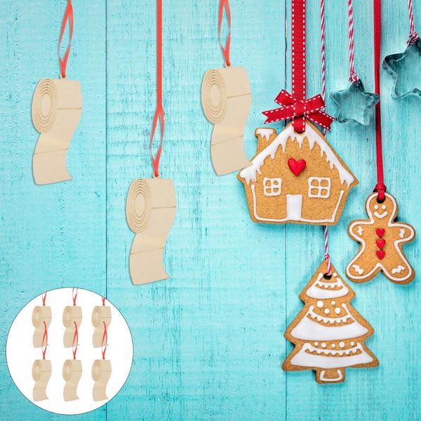 

6pcs creative hanging pendants christmas ornaments for home christmas