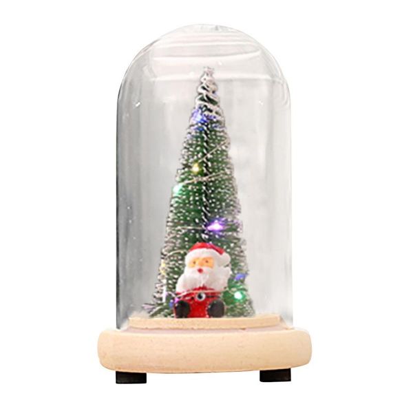 

mini christmas tree holiday party gift xmas glowing desktree ornaments led night light christmas decorations for family