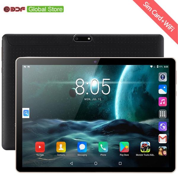 

tablet pc original 10 inch octa core 3g phone call google market gps wifi fm bluetooth 10.1 tablets 4gb+64gb android 7.0 tab