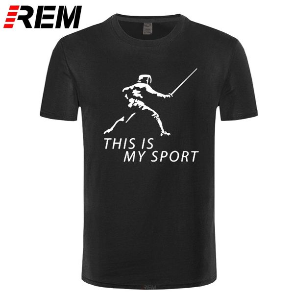 

sport men t shirt short sleeve o neck t-shirt male fencer fencing clothes