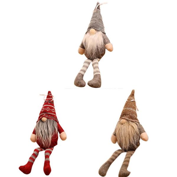 

happy new year christmas gift tree pendant doll decorations for home