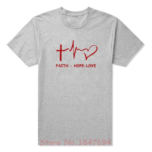 

sport new summer style faith hope love christian t-shirt funny christianity god tee gift t shirt men casual short sleeve tees