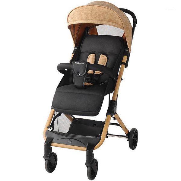 

strollers# 2021 6.5kg light stroller gold frame car portable carriage umbrella baby born travelling pram on plane gifts1