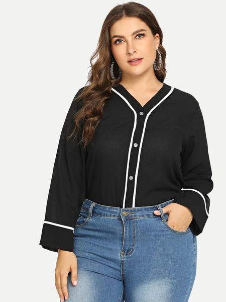 

women sale slim shirt xxxxl 5xl 6xl v-neck plus chiffon 2021 summer chiffon size blouse now casual spgqb