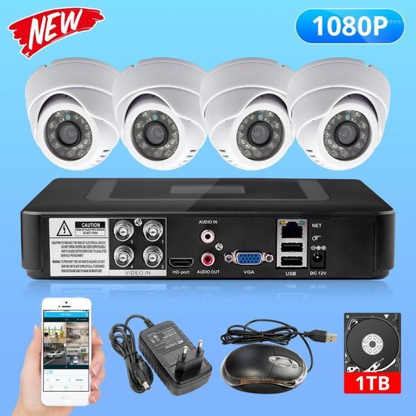 

systems fuers 2mp 4ch ahd dvr cctv camera surveillance security system indoor 3000tvl dome video night vision p2p 24pcs led 1080p1