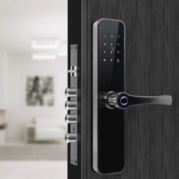 

Security Electronic Keyless Door Lock Digital Smart APP WIFI Touch Screen Keypad Password Lock Door Fingerprint Smart Lock