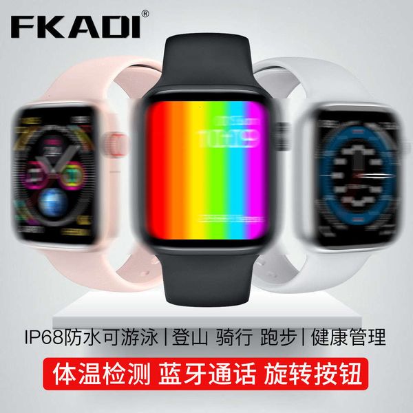 

new w26 + waterproof bluetooth call heart rate blood prsure temperature msage push smart watchbgt