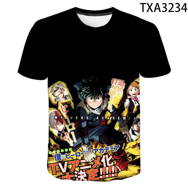 

boy girl my hero academia boku no hero academia cool 3d print shirts funny oversized graphic men clothing