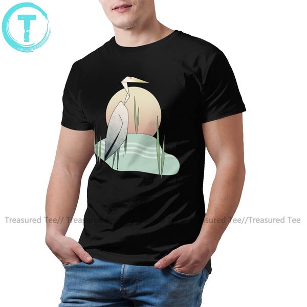 

heron t shirt herro heron t-shirt print fun tee shirt short sleeve mens oversize basic tshirt sport hooded sweatshirt hoodie