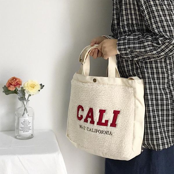 

winter women canvas shoulder bag large capacity females causal crossbody messenger bag simple cloth purse handbag tote for girls