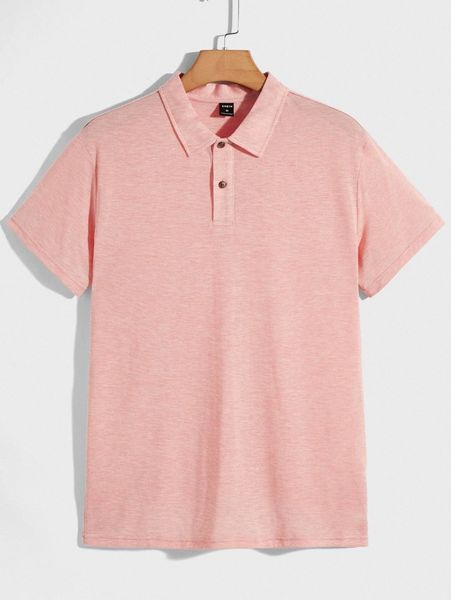 

men solid button detail polo shirt w2pg#, White;black