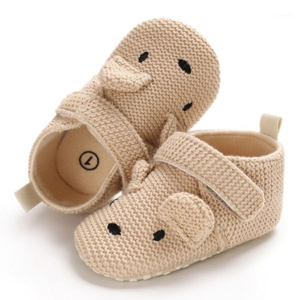 

2020 baby girls shoes first walkers newborn baby cotton knitting soft boy girl fringe soft soled non-slip footwear shoes1
