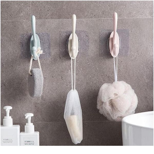 

transparent suction cup hook self adhesive wall hooks seamless stickers kitchen bathroom wall-mounted strong suction wmtyvs