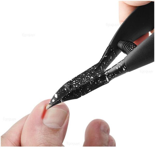 

professional nail cuticle scissors nipper ingrown toenail edge cutter dead skin remover trimming bent nose pliers pedicu qyliyb