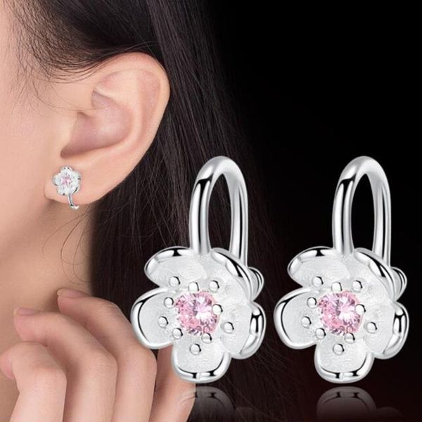 

nehzy 925 sterling silver new jewelry fashion woman earring retro flower cube zirconia long tassel hanging earrings