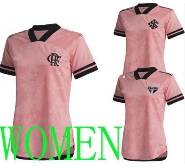 

2020 2021 flamengo women camisetas brasil octubre rosa são paulo sao sc internacional special soccer jerseys 20 21 jersey shirts, Black;yellow