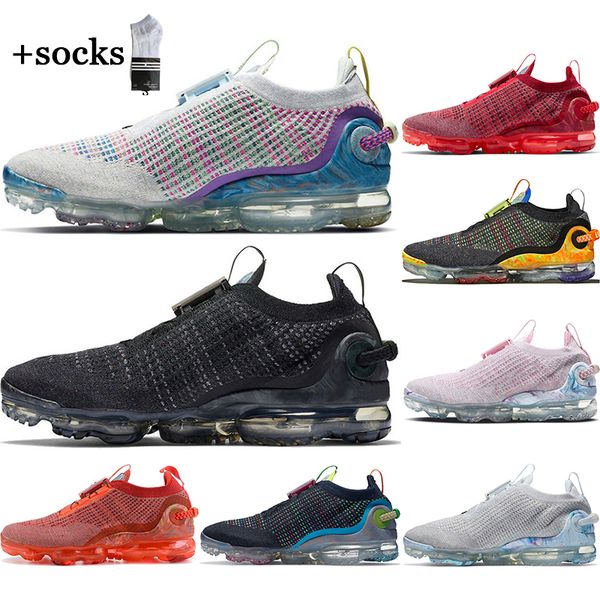 

with socks fk deep royal blue multi-color men running shoes black dark grey male trainers triple summit white women sneakers eur 36-45, White;red