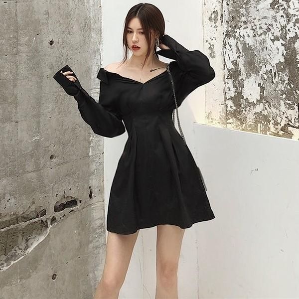 

casual dresses fashion women's clothing spring fall female long-sleeve v-neck dress bandage vestidos, Black;gray