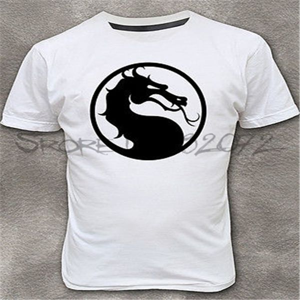 

sport mortal kombat dragon men t-shirt white cotton tee shirt summer men cotton t-shirt shubuzhi brand man tee-shirt euro size sbz5034