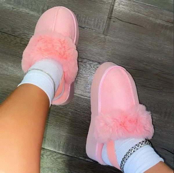 

fur home sandals women sandals platform flat elastic strap candy color outdoor beach casual slippers sandalias mujer 2021 #kv4r, Black