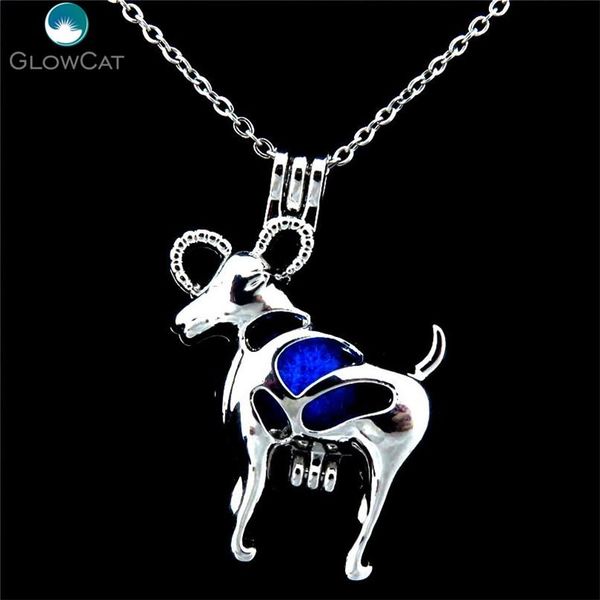 

k190 silver big скот як медальон ожерелье pearl бисера кейдж стали цепи аромат эфирное масло диффузор locket bbymit bdehome, Black