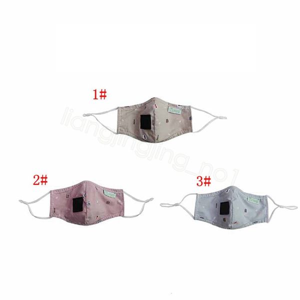 

cotton water children mask straw drink can printed bear washed outdoor facial mouth cover masks ffa4232 eh1f#