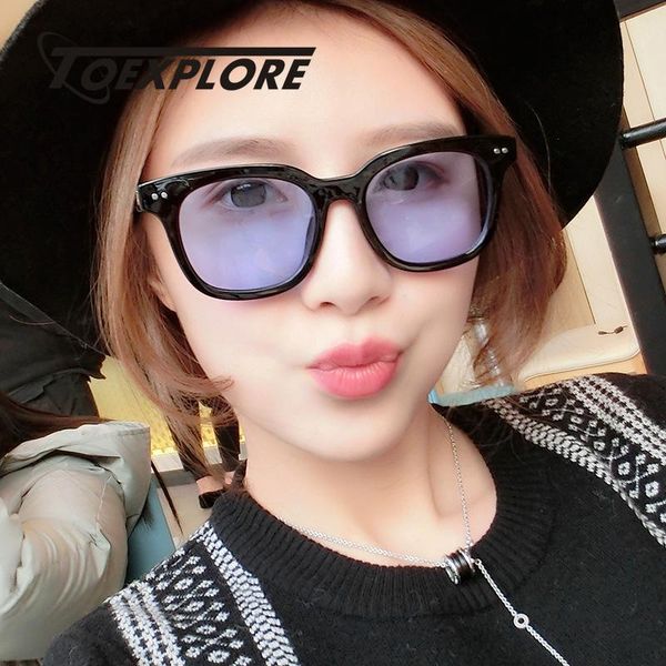 

sunglasses toexplore cat eye women men brand designer eyewear clear mirror colorful eyeglasses fashion uv400, White;black