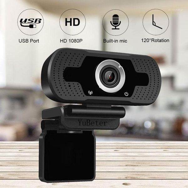 

webcams yubeter 1080p webcam usb camera for pc camara web full hd with microphone video calling online teaching1