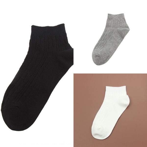 

vccxk classic spring and summer socks hemp pattern 2019 boat new color base short socks women's boat cotton obxzi, Black