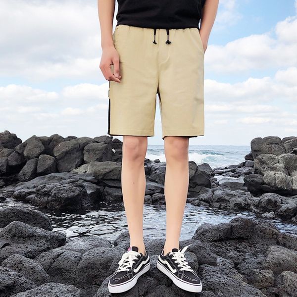 

шорты capris лето 7 шорт пляжных мужская тонкая 5-часть мужской лошади брюки случайных брюки пляжа тенденция siabh, Blue