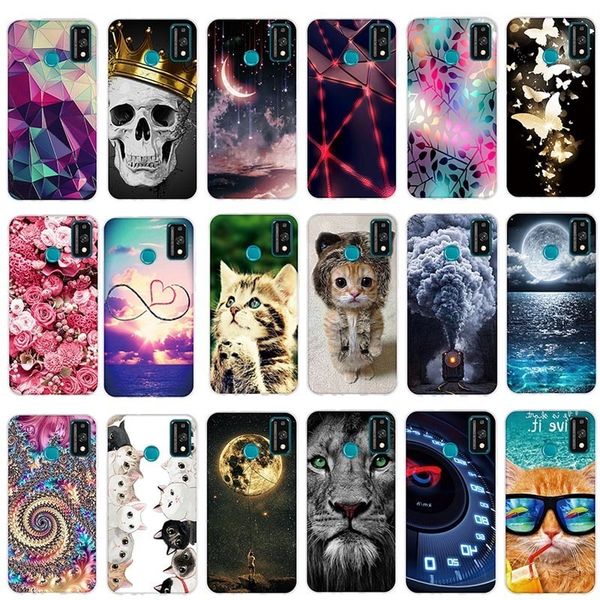 

tpu huawei 6.5" thin silicone back shell bumper cover for fundas honor 9x lite case jsn-l21 coque
